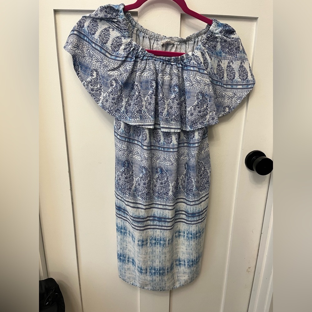 Beachlunchlounge Evi Dress Blue Ink Size XS